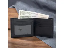 Гаманець із натуральної шкіри Cortina 5077 nero Чорний 11х9 см TONY PEROTTI acs0032409 - мініатюра 2