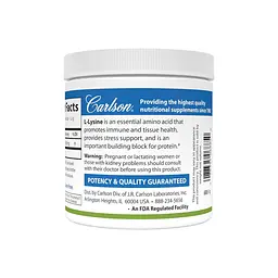 Амінокислота Carlson Labs L-Lysine Powder, 100 грам - мініатюра 3