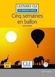 LCFA1/600 mots Cing Semaines en ballon Livre+CD