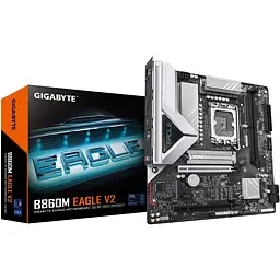 Материнська плата Gigabyte B860M EAGLE V2 s1851 B860 2xDDR5 M.2 HDMI DP mATX - мініатюра 4