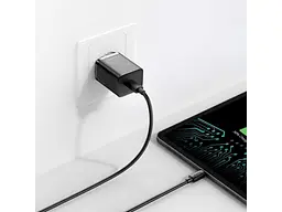 Мережевий зарядний пристрій BASEUS Super Si 30 W Black (CCSUP-J01) - мініатюра 8