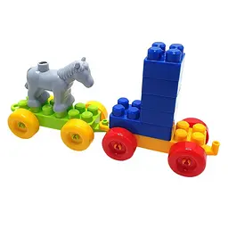 Дитячий блочний конструктор Doloni 013999/03 у пластиковому боксі 252 деталі - мініатюра 3