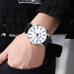 Наручний годинник чоловічий 9303SIBU Silver-Blue Skmei acs0029770 - мініатюра 3