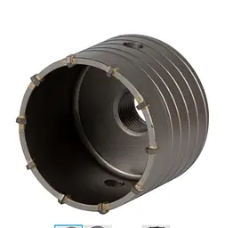 Коронка по бетону Grad Ø80 × 70 мм 10 зубців (тубус) (1514115)
