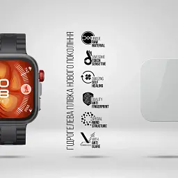 Плівка захисна Armorstandart Matte hydrogel Huawei Watch Fit 5 Pro 6 pcs (ARM93588) - мініатюра 2