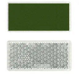 Катафот Прямокутний Пластик 75 x 35 x 8 мм Білий (Stark L)