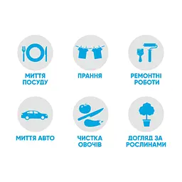 Рукавички господарські Добра Господарочка Black&White Латексні Розмір М (4820086523806) - мініатюра 4