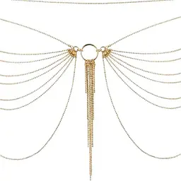 Ланцюжок на трусики або ліф Bijoux Indiscrets Magnifique Waist Chain прикраса на тіло Gold - мініатюра 2