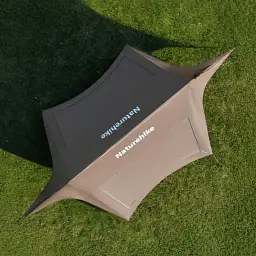 Тент туристичний Naturehike Cloud Skies Tarp Lite CNK2650WS023, 960 х 485 х 260 см, темно-коричневий - мініатюра 3