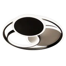 Світильник LED smart SPINER+пульт 100W чорний круг Violux ( 220515 )