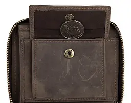 Чоловічий шкіряний гаманець Vintage 10х11,5 см acs0015368 - мініатюра 8
