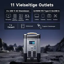 Зарядна станція ALLPOWERS R4000 / 4000 Вт / 3600 Вт/ч / LiFePO4 (R4000) - мініатюра 8