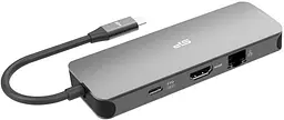 Док-станція - хаб Usb-C Silicon Power 8-in-1 SR30 Docking Station - мініатюра 3