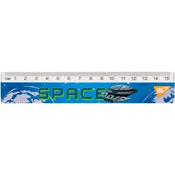 Лінійка Yes 15 см Space (370663) - мініатюра 2