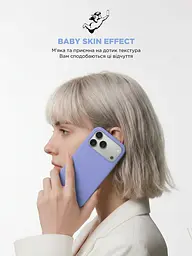 Силиконовый чехол с MagSafe для Apple iPhone 17 Pro, ICON2 MagCase, фиолетовый, противоударный, панель с мягкой подкладкой, защита всего корпуса, поддержка беспроводной зарядки, совместим с защитными стеклами и пленками, ArmorStandart (ARM87083) - мініатюра 9