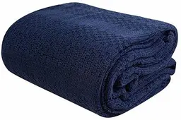 Плед Nautica Home трикотажний - Spello lacivert синій 130*170 - мініатюра 2
