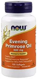 Олія вечірньої примули Now Foods Evening Primrose Oil 500 мг 100 капс