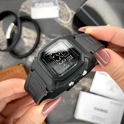 Чоловічий годинник Casio W-800H-1B Чорний ( AT1141-0063 ) - мініатюра 6