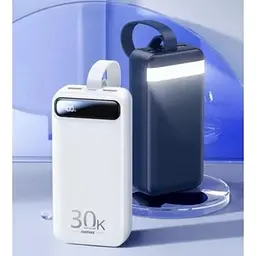 Зовнішній акумулятор Remax PowerBank 20W+22.5W PD+QC Fast Charging 30000mAh Blue (RPP-522) 60420-ska - мініатюра 2