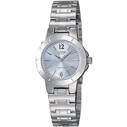 Годинники наручні жіночі сталеві стильні класика оригінальні Casio Collection LTP-1177PA-2AEF