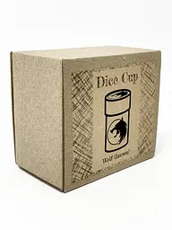 Настільна гра Планета Ігор Чаша для кубиків Вовк (коричнева) (Dice cup Wolf brown) (pi-dc008) - мініатюра 9