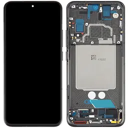 Дисплей Xiaomi 13 чорний, Amoled, оригінал PRC переклеєне скло, з рамкою, Black