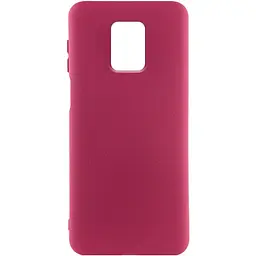 Чохол Silicone Cover Ummi Lakshmi (AA) для Xiaomi Redmi Note 9s / Note 9 Pro / Note 9 Pro Max Бордовий / Marsala