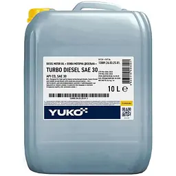 Моторна олива Yuko TURBO DIESEL SAE 30 (API CD) 9кг (4823110406991)