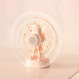 Проектор-нічник ZAY-L07 Sky Wheel 2in1 + Bluetooth колонка Pink - мініатюра 5