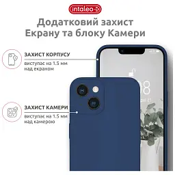 Чохол до мобільного телефона Intaleo SoftShell Apple iPhone 14 Blue (1283126557668) - мініатюра 3