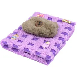 Блокнот А5 ZiBi Capybara 18 Kids Line плюшевий клітинка 80 аркушів (ZB.700039) - мініатюра 3
