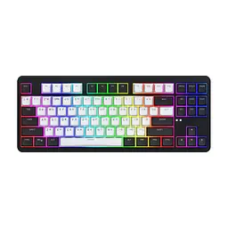 Клавіатура Hator Rockfall 3 Mecha TKL QMK/VIA Orange Wireless Black (HTK850UA)