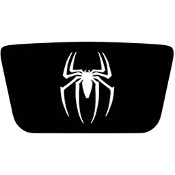 Чохол на геймпад Silicone Case для Sony DualSense Spider-Man + Touch Pad Sticker Black [156500] - мініатюра 3
