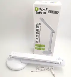 Настільна лампа Digad 1913 сенсорна + 18650 + USB + 3 режими (плавне регулювання) - мініатюра 5