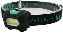 Ліхтар налобний Forever Light Basic COB 3W 135lm 3 x AAA Black - мініатюра 2