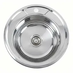Кухонна мийка з нержавіючої сталі Platinum поліровка 490 (0,6/170 мм), Polish