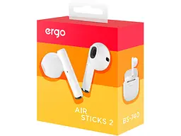 Навушники Ergo BS-740 Air Sticks 2 White (BS-740W) - мініатюра 9