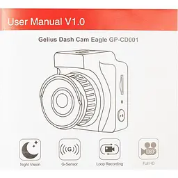 Автомобільний відеореєстратор Gelius Dash Cam Eagle GP-CD001 Black - мініатюра 5