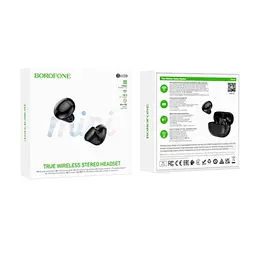Навушники бездротові Borofone BW39 Enjoy true wireless BT headset TWS чорні - мініатюра 2