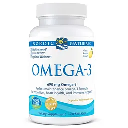 Жирні кислоти Omega-3, 60 капсул Nordic Naturals fit0013067