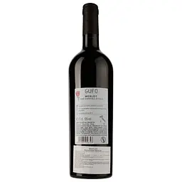 Вино Gufo Merlot, червоне, сухе, 0,75 л - мініатюра 2