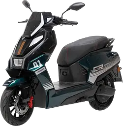 Електроскутер Двомісний Crosser CR22 (2500W, 72V/35Ah) Зелений - мініатюра 3