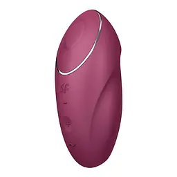 Вібростимулятор-пульсатор Satisfyer Tap & Climax 1 Red, ефект постукування пальцем Satisfyer SX0566 99301 - мініатюра 5