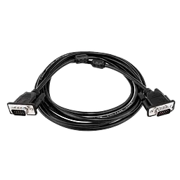 Кабель VGA-3.0BK 3 м чорний (з двома феритовими кільцями)