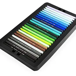 Набір лінерів-пензлів Bruynzeel BRUSHPEN двосторонніх 48кол - мініатюра 5