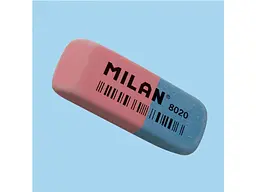 Гумка LEADER MІLAN 8020, червоно-синя, прямокутна