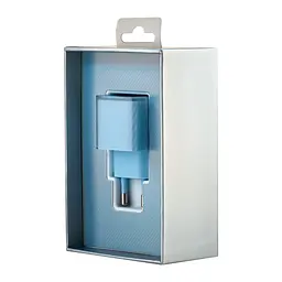 МЗП McDodo 20W Dichromatic GaN PD Fast Charger ( EU Plug ) CH-3772 Blue - мініатюра 3