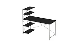 Комп'ютерний стіл Джек 75x120x60 Білий ДСП Сосна Кембра FRD-104388