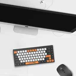 Клавіатура OfficePro SK955B Wireless/Bluetooth Black (SK955B) - мініатюра 8