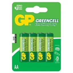 Батарейка GP AA R6 сольова х 4 (15G-U4 / 4891199000133)